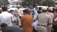 India News | Police Detain BRS Workers Protesting SIT Questioning KCR