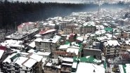 India News | Manali Blanketed by Fresh Snow, Tourists Flock to Enjoy Winter Wonderland