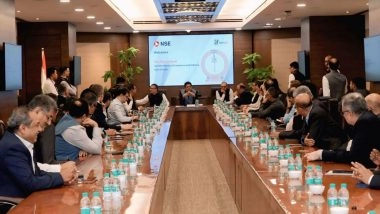 Business News | Piyush Goyal Discusses Budget Benefits with Market Stakeholders at NSE