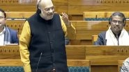 India News | HM Amit Shah Shuts Congress MP After Criticism over Tejasvi Surya's Remarks in Lok Sabha