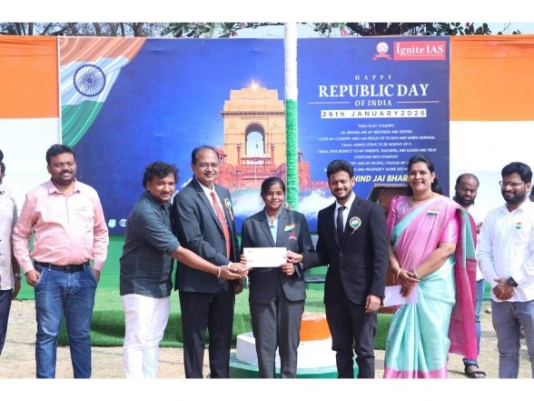Business News | Ignite IAS Hyderabad Celebrates 77th Republic Day with Emphasis on Constitutional Values and Nation Building