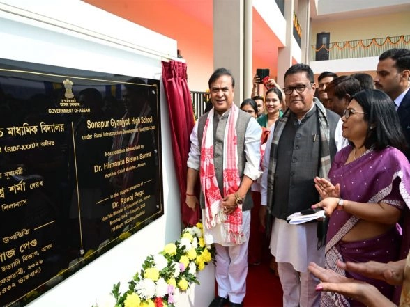 India News | Assam CM Himanta Biswa Sarma Inaugurates Newly Constructed Buildings of 67 Schools