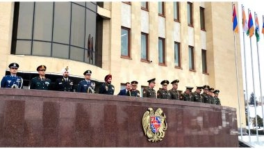 World News | CDS General Anil Chauhan Receives Guard of Honour During Visit to Armenia