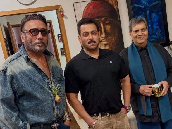Entertainment News | Salman Khan Joins Jackie Shroff's Intimate Birthday Celebrations with Subhash Ghai, Close Friends
