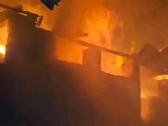 India News | J-K: Fire Breaks out at Cowsheds in Kehribal