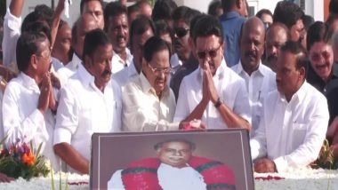 India News | Tamil Nadu: CM MK Stalin Pays Florar Tribute to DMK Founder, Former CM CN Annadurai on His Death Anniversary