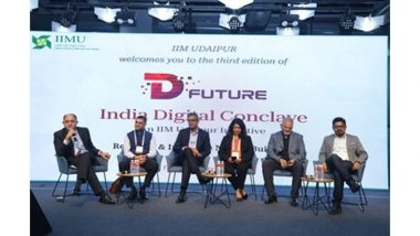 Business News | IIM Udaipur Hosts D'Future - India Digital Conclave 2026, Spotlighting Technology-Led Growth, Resilience, and Inclusion