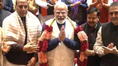 India News | MPs Felicitate PM Modi for India-US Trade Agreement at NDA Parliamentary Party Meeting