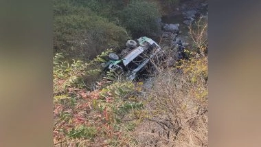 India News | Uttarakhand: Bus Carrying 30 Passengers Falls in Deep Gorge, SDRF Launches Rescue Op