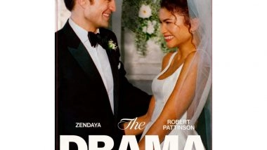 Entertainment News | Zendaya, Robert Pattinson's New 'The Drama' Posters Hint at Wedding Day Crisis