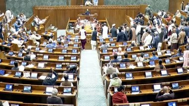 India News | Parliament Budget Session: Lok Sabha Adjourned Till 2 Pm Amid Protest by INDIA Bloc MPs