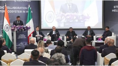 World News | Adani Defence & Aerospace, Leonardo Announce Strategic Collaboration to Build Helicopter Manufacturing Ecosystem in India