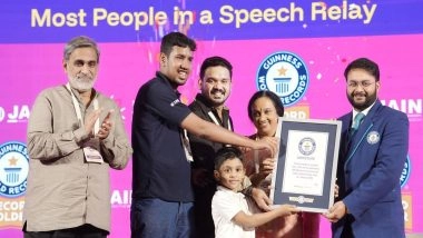 Business News | Jain University's Summit of Future Sets Guinness World Record; 401-Speaker Relay Creates History