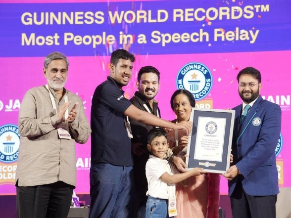 Business News | Jain University's Summit of Future Sets Guinness World Record; 401-Speaker Relay Creates History