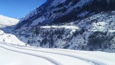 India News | Avalanche Hits Near Atal Tunnel North Portal; NH-03 Blocked in Lahaul