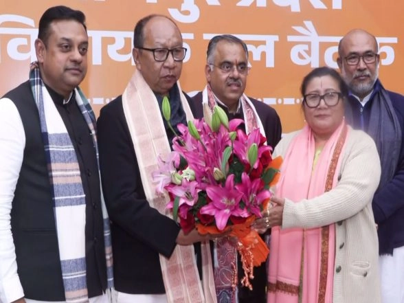 India News |  BJP Elects Yumnam Khemchand Singh as Manipur Legislature Party Leader