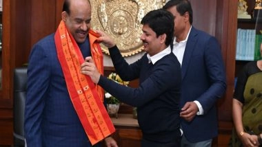 India News | YSRCP MPs Meet Om Birla, Hold Discussions on Effective Conduct of House Business