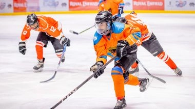 Sports News | Anwar Hussain Records Fastest Goal in Ice Hockey League Season 3