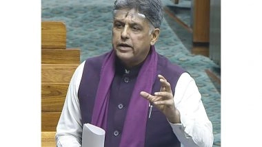 India News | Congress' Manish Tewari Moves Adjournment Motion in LS, Seeks Discussion on India-US Trade Deal