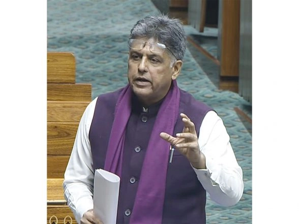 India News | Congress' Manish Tewari Moves Adjournment Motion in LS, Seeks Discussion on India-US Trade Deal