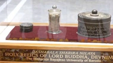 India News | Devnimori Buddha Relics Depart from Delhi for First-ever International Exposition in Sri Lanka