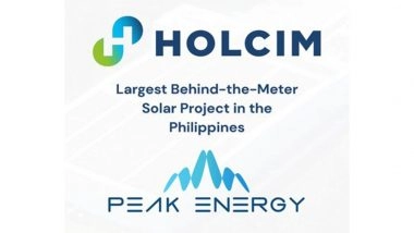 Business News | Holcim and Peak Energy Sign Largest Behind-the-Meter Solar Project in the Philippines
