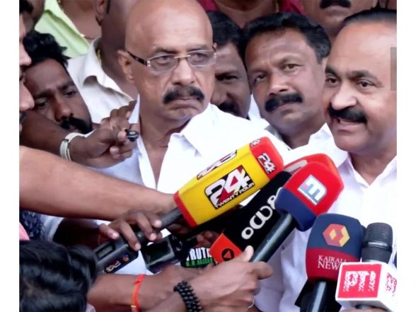 India News | "This is Untrue:" VD Satheesan Denies Attacking Assembly Staff Amid Sabarimala Gold Controversy Protest