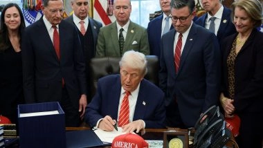 World News | US President Trump Signs Bill Ending Partial Fed Shutdown