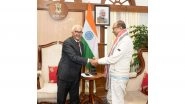 India News | Newly-elected BJP Manipur Legislature Party Leader Yumnam Khemchand Singh Meets Governor Ajay Bhalla