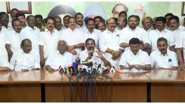India News | AIADMK Announces Five Key Election Promises Ahead of Tamil Nadu Assembly Polls 2026