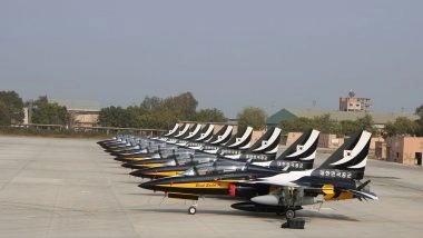 World News | Indian Air Force Aids South Korean Air Force Contingent Take Transit Halt at Jamnagar