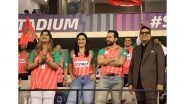 Business News | Tiigers of Kolkata Owner Aksha Kamboj & Co-Owners Saif Ali Khan and Kareena Kapoor Khan Rally Behind the Team in Surat