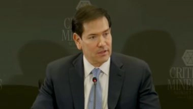 World News | 'Goal to Have Enduring Supply Chain': Rubio Calls for Multilateral Solutions at Critical Minerals Ministerial