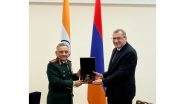 World News | CDS Gen Chauhan Meets Armenian Deputy Defence Minister to Boost Strategic Ties