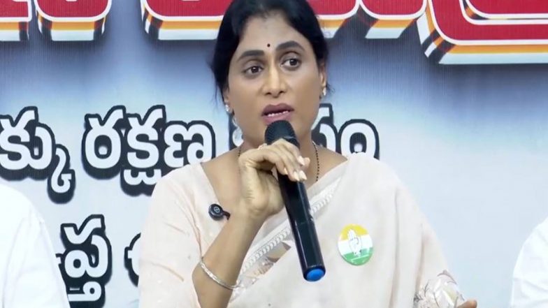 India News | BJP Systematically Destroying MNREGA Scheme: APCC Chief YS Sharmila
