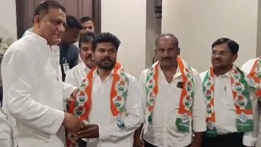 India News | Telangana: BRS Workers Join Congress in Zaheerabad Ahead of Municipal Elections