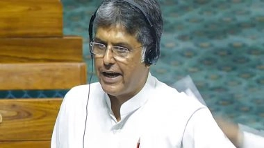 India News | Parliament Budget Session: Congress' Manish Tewari Moves Adjournment Motion in LS, Urges Debate on India-US Trade Deal