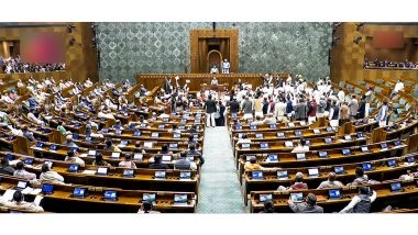 India News | Lok Sabha Passes Motion of Thanks Amid Opposition Sloganeering, Adjourned Till 2 Pm