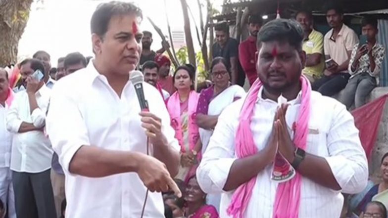 India News | Telangana Municipal Polls: KTR Says Only KCR's Return Can Revive State Development ,Welfare