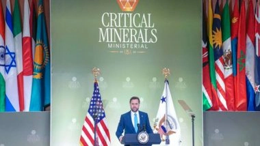 World News | US, Partners Take Action to Build Secure, Resilient Critical Mineral Supply Chains at the Ministerial