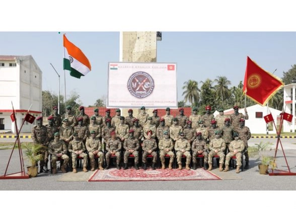 India News | India-Kyrgyzstan Joint Special Forces Exercise KHANJAR Begins in Assam
