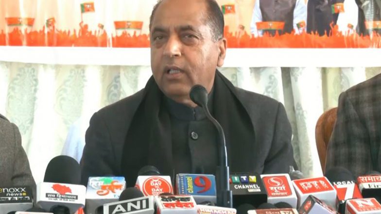 India News | False Guarantees of Congress Government Have Pushed State into Financial Crisis: Jai Ram Thakur.