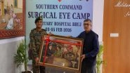 India News | Defence Secretary Rajesh Kumar Singh Visits Surgical Eye Surgery Camp in Bhuj