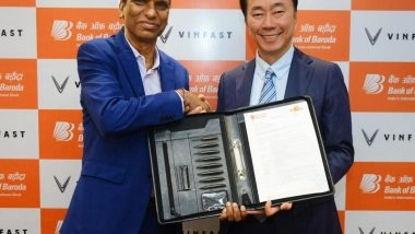 Business News | VinFast India Partners with Bank of Baroda to Deliver Dealer Invoice Financing Solutions