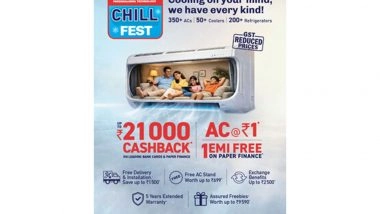 Business News | Reliance Digital's 'Chill Fest' Goes Live with Unmatched Off-Season Deals on ACs, Refrigerators and Coolers