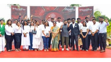 Business News | Hasiru Farms Marks 77th Republic Day with 77 Kms Cyclothon at VRUKSHA Project Launch