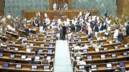 India News | Lok Sabha Adjourned Until Feb 9 Amid Disruptions by Opposition MPs