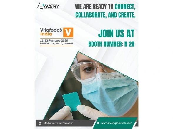 Business News | Avery Pharmaceuticals Pvt. Ltd. to Showcase Next-Gen Drug Delivery & CDMO Solutions at Vitafoods India 2026