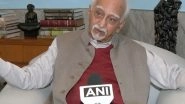 India News | Casteism and Language Divide Are Part of Broader Societal Concerns: Hamid Ansari on Uttarakhand Attack