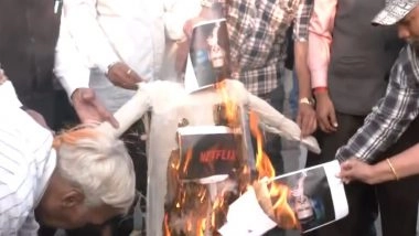 India News | Protests Erupt Across India Against Netflix's 'Ghooskhor Pandat'; Effigies Burnt in Prayagraj and Indore
